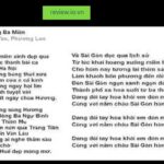 Lời Bài Hát Quê Hương Ba Miền