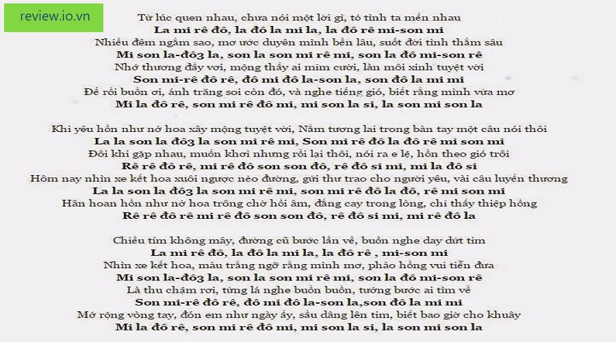 Lời Bài Hát Sầu Tím Thiệp Hồng