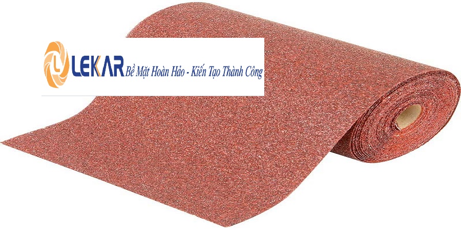 Giấy nhám hoàn thiện cho cửa nhôm kính